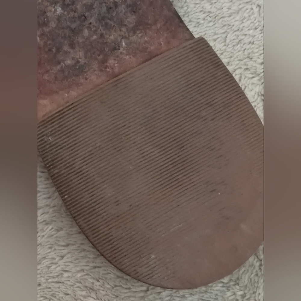 Patos Disk Sandals.No Size Tag See Pic.For Measurements.Small Skrach On Disk. - Picture 7 of 11